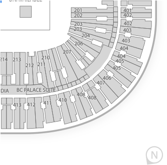 Buy Now - Bc Place Seating Rows (350x350), Png Download