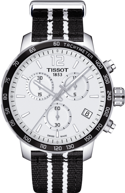 Tissot Quickster Chronograph Nba San Antonio Spurs - Tissot Quickster Blue Nato Strap (555x840), Png Download