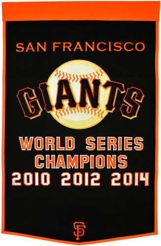 San Francisco Giants World Series Championship Dynasty - San Francisco Giants World Series Banners 2010 2012 (500x500), Png Download