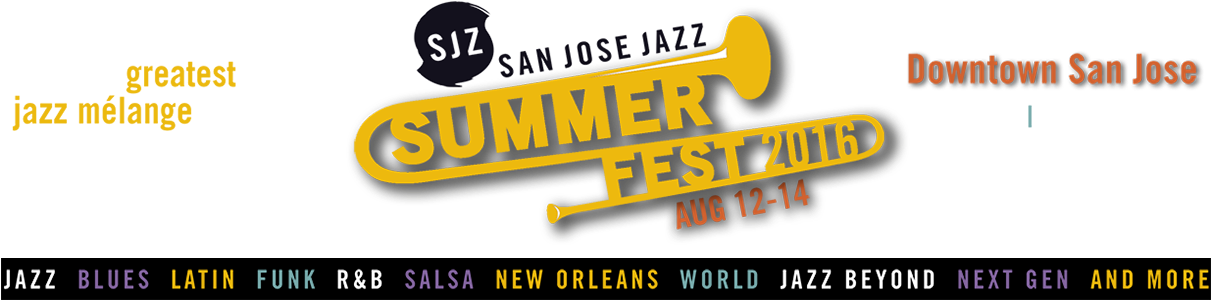 Bike Parking At San Jose Jazz Summer Fest - San Jose Jazz (1210x370), Png Download