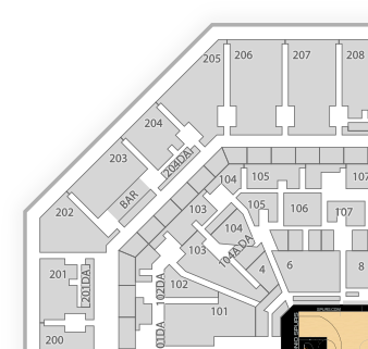 Talking Stick Resort Arena Seating Chart With Seat (350x350), Png Download