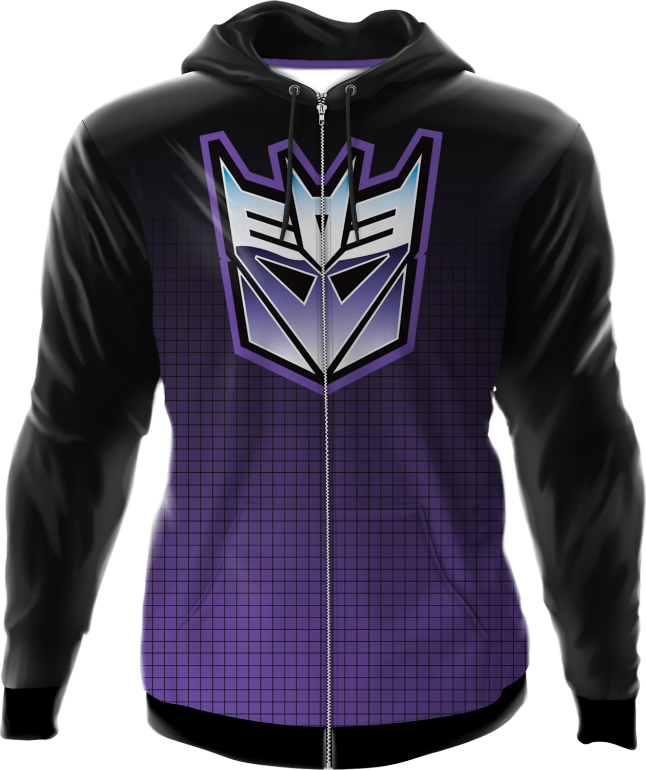 Icon Fade Activewear Transformers - Ultra Pro Transformers: Decepticon Standard Deck Protector (1259x1500), Png Download
