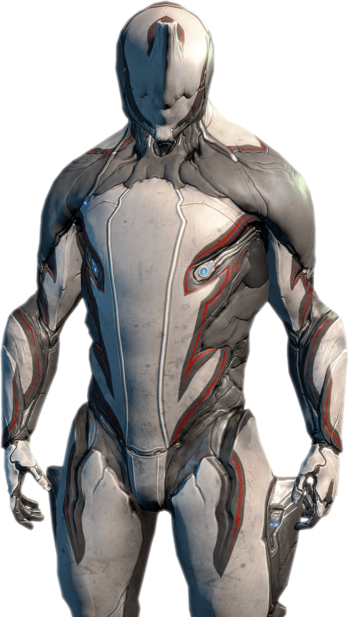 Warframe Excalibur Standing - Excalibur Warframe (742x1274), Png Download
