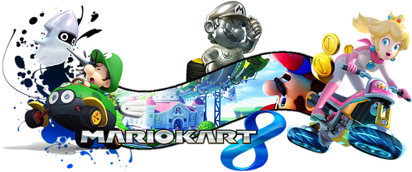 Mario Kart 8 (625x250), Png Download