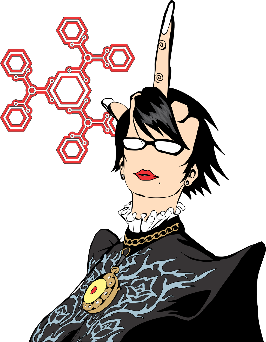 Shyonetta By Http - Deviantart (1024x1315), Png Download