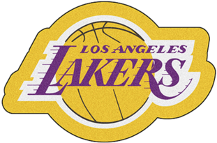 Los Angeles Mascot Mat - Logo Los Angeles Lakers (360x480), Png Download