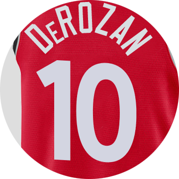 Toronto Raptors Demar Derozan - Nike Derozan Raptors Dry (360x360), Png Download