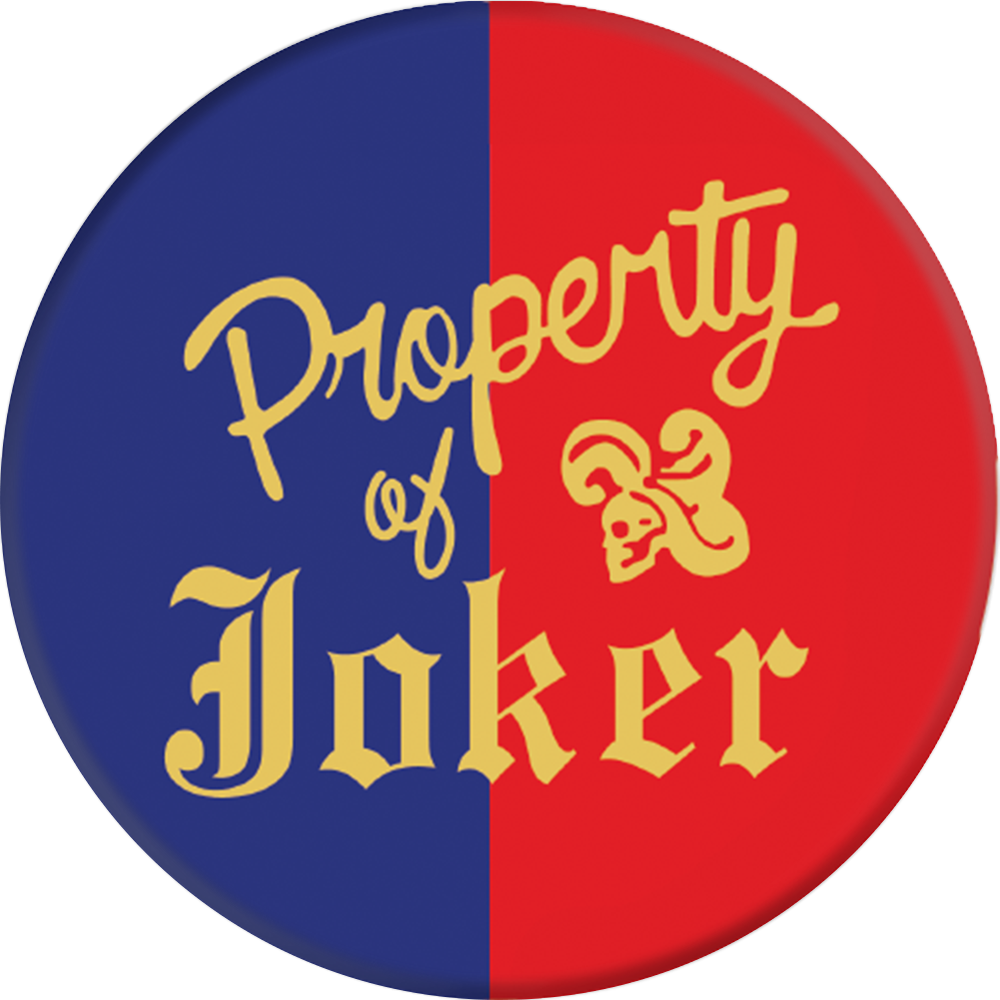 Popsockets Suicide Squad Property Of The Joker - Property Of Joker Vector (1000x1000), Png Download