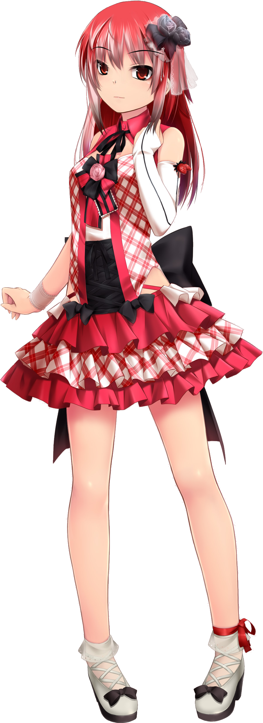Audrey - Audrey Huniepop (907x2489), Png Download