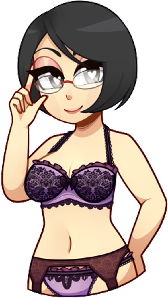 Naughty Teacher - Huniepop Aiko (593x1080), Png Download
