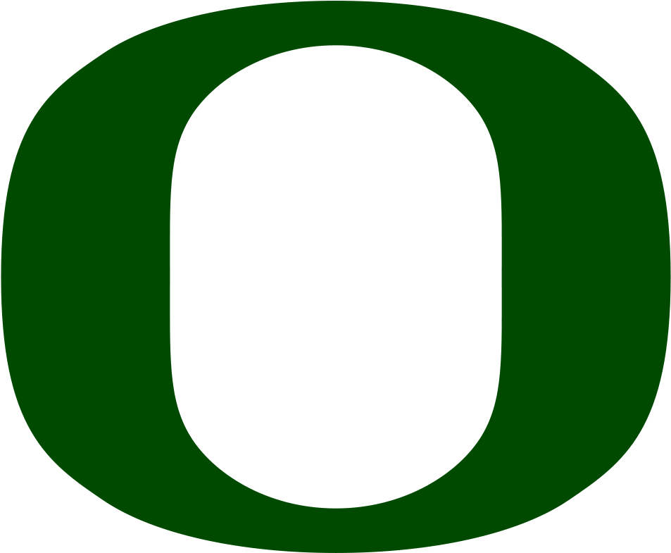 1000px-oregonducks - Svg (1000x824), Png Download