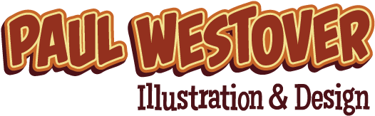 Paul Westover Illustration & Design - Illustration (613x228), Png Download