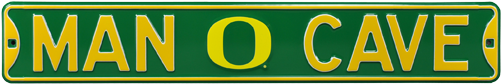 Oregon Ducks “man Cave” Authentic Street Sign - Washington Redskins Man Cave Street Sign (500x500), Png Download