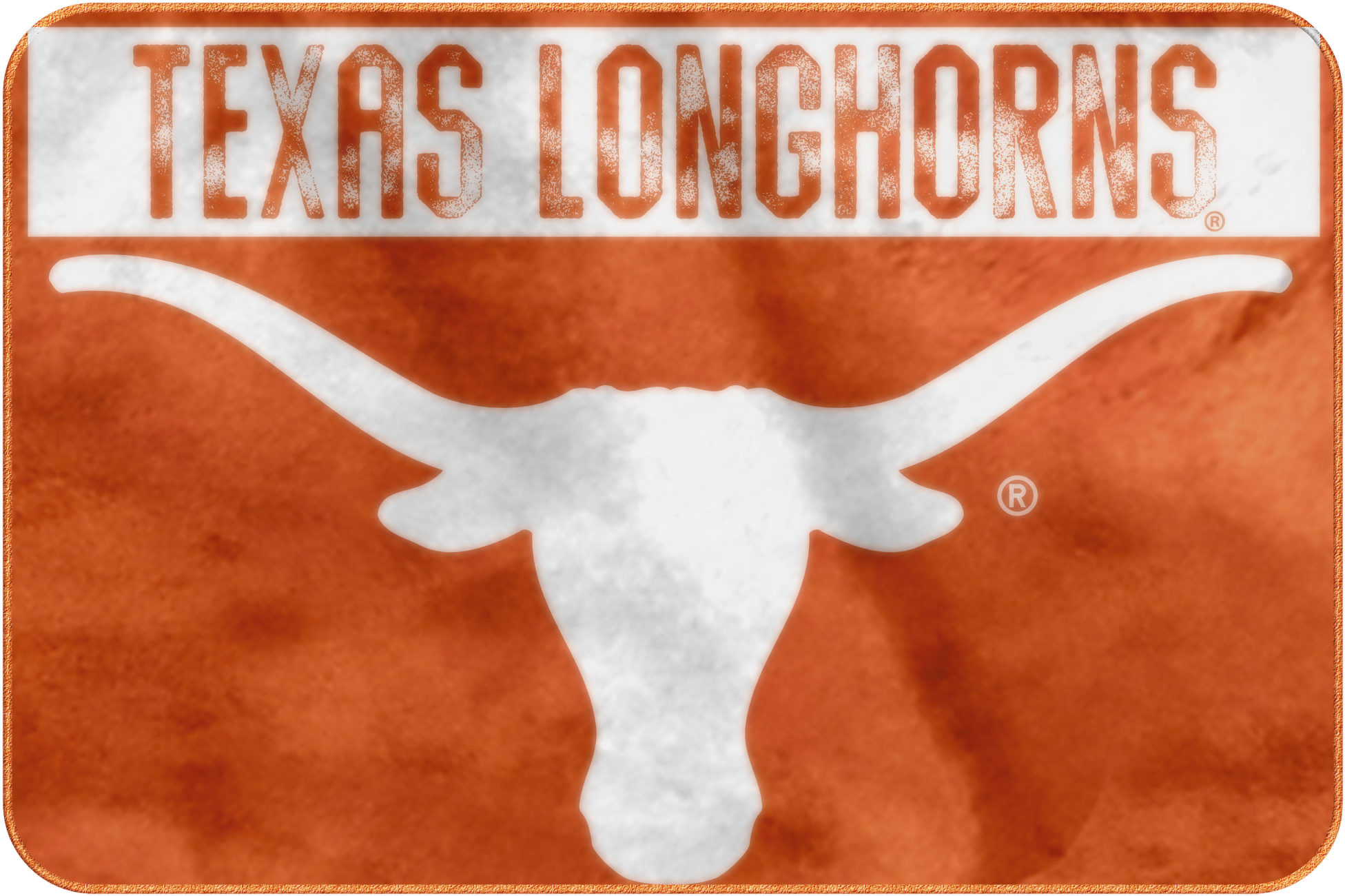Texas Longhorns Ncaa Bathroom Decorative Foam Rug - Northwest Ncaa Printed Foam Mat: Texas (2100x2100), Png Download