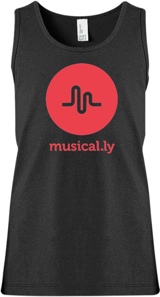 Musically Girls' Tank Top T-shirts - T-shirt (1024x1024), Png Download