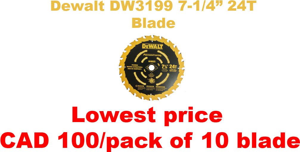 1 - - Dewalt Saw Blade Finishing 7-1/4 Dia (1320x616), Png Download