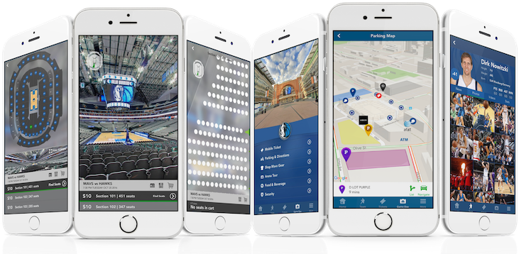 Experience The Dallas Mavs Apps For Yourself - Iphone (800x385), Png Download