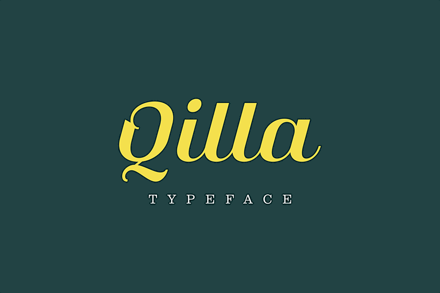 Free Qilla Serif Font - Serfic Font (900x600), Png Download