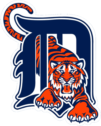 Detroit Tigers Logo Png - Detroit Tigers Png (1024x495), Png Download