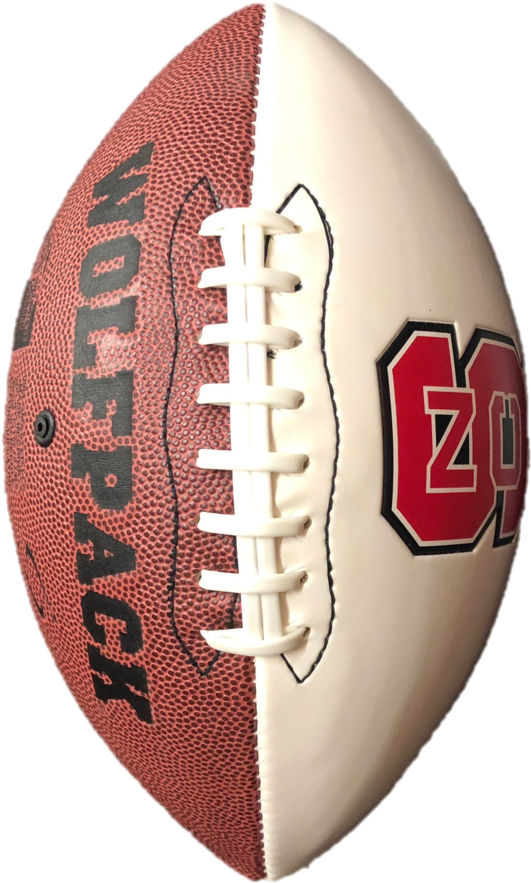 Nc State Wolfpack Logo Block S Autograph Football - North Carolina State University (1024x1024), Png Download