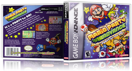 Mario Party Advance - Mario Party Advance - Nintendo Game Boy Advance - German (500x250), Png Download