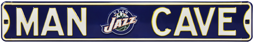 Utah Jazz “man Cave” Authentic Street Sign - Toronto Maple Leafs Man Cave Sign (500x500), Png Download