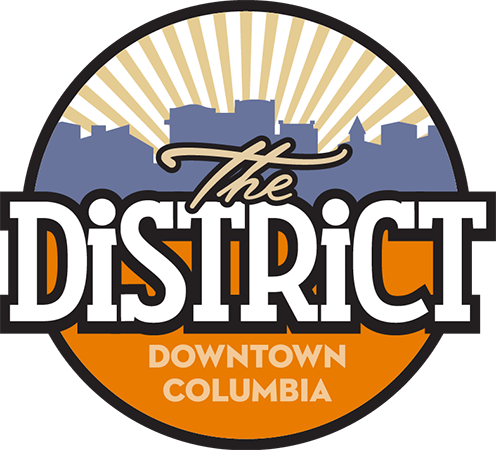 Downtown Columbia Logo - District Columbia Missouri (496x450), Png Download