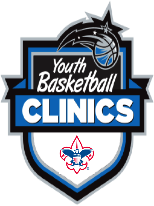 Orlando Magic Clinics Logo With Bsa - Boy Scout Emblem Cake Topper Edible Image Sugar Sheet (600x800), Png Download