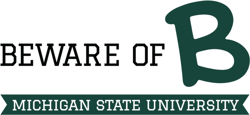 Logo Michigan State B Clr 1a453b Ffffff - World Book Day 2012 (1000x400), Png Download
