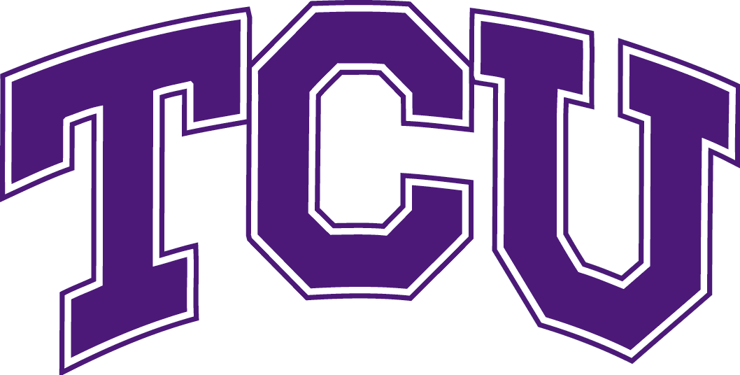 Tcu Athletics Wordmark - Tcu Horned Frogs Logo (1058x536), Png Download