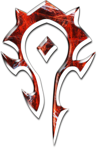 World Of Warcraft Logo - World Of Warcraft Horde Logo Png (321x491), Png Download