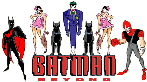 Batman Beyond Tv Show Image With Logo And Character - Batman Del Futuro Png (500x281), Png Download