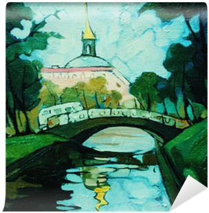 Landscape With Channel And Bridge In Saint Petersburg, - Saint Petersburg (400x400), Png Download