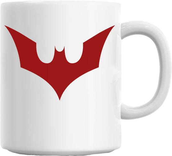 Batman Beyond Mug - Batman Beyond Symbol (629x579), Png Download