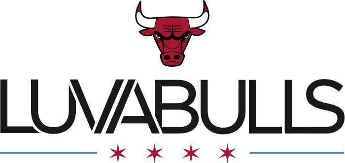 Chicago Bulls Logo Name (700x332), Png Download