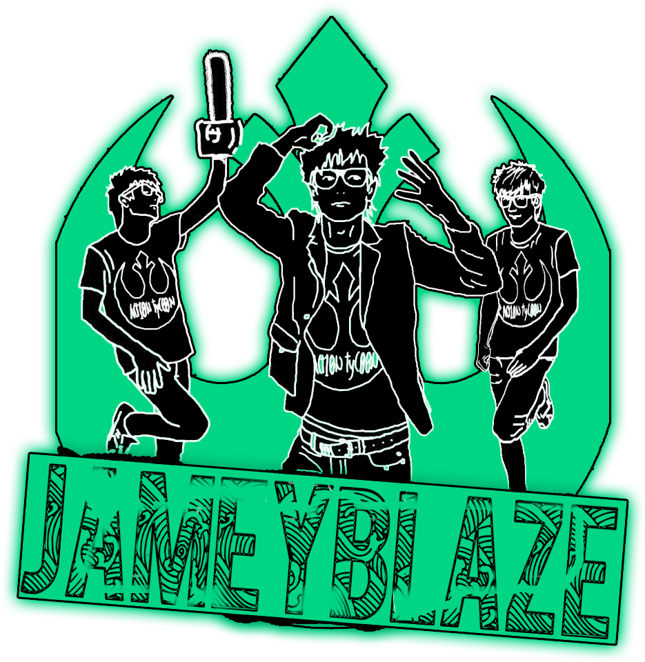 Jamey Blaze Teal Black Logo Emblem Symbol Rebel Alliance - Illustration (1000x960), Png Download