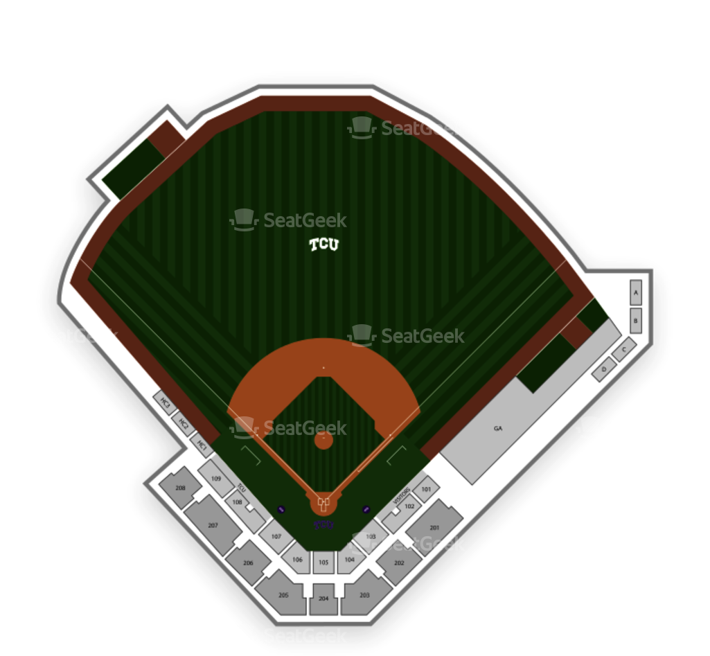 Baylor Bears At Tcu Horned Frogs Baseball, April Ncaa - Soccer-specific Stadium (1024x1024), Png Download