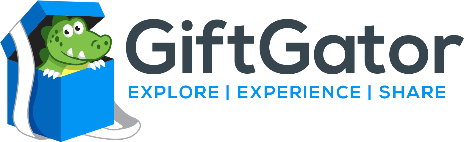 New Gift Gator Logo Experiences And Vouchers - Gift Card (1779x515), Png Download