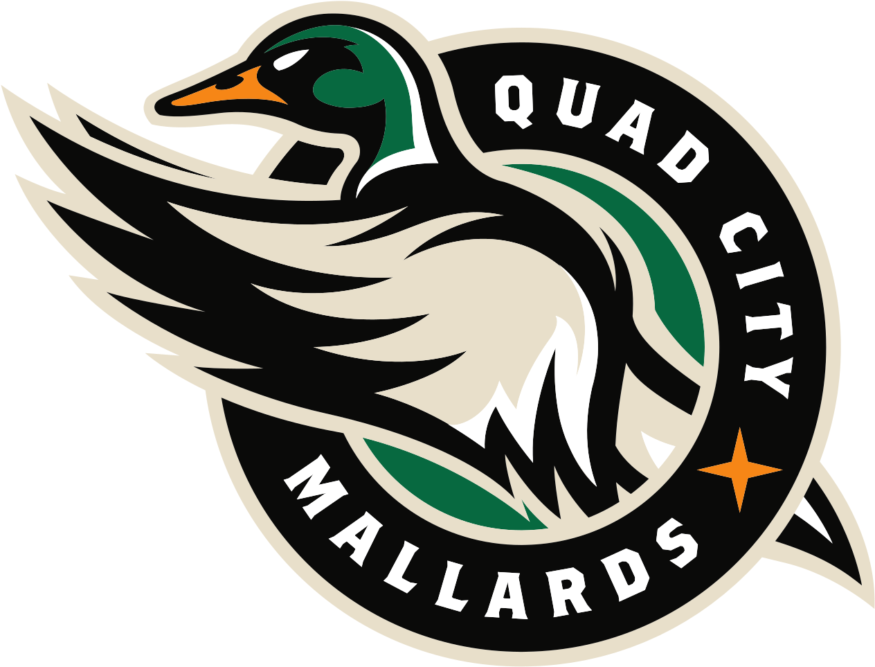 They Have A Cool Logo And And Look, I'm Sure They Are - Quad City Mallards Logo (1280x976), Png Download