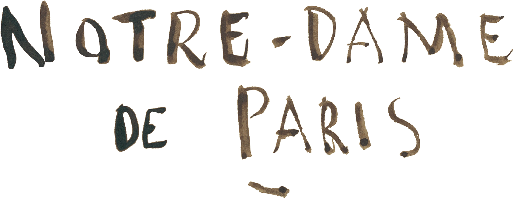 Go To Image - Notre Dame Paris Logo (2001x787), Png Download