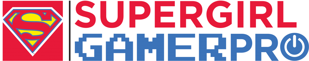 Supergirlgamer - Pro - Supergirl Gamer Pro Logo Png (1200x421), Png Download
