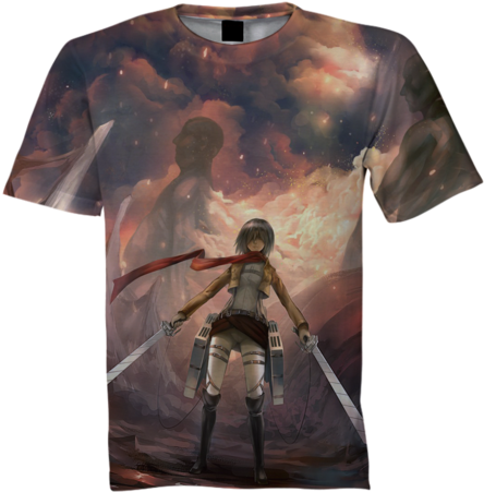 Attack On Titan Shirt - Attack On Titan Hot Japan Anime Art 32x24 Poster Decor (480x600), Png Download