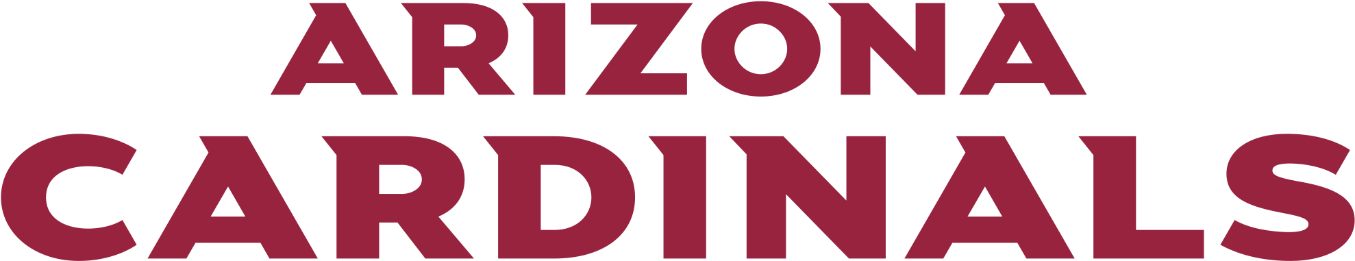Open - Cardinals Arizona (2000x404), Png Download