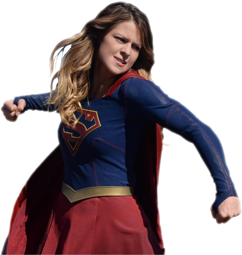 Action Supergirl Free Png Image - Supergirl Png (972x823), Png Download