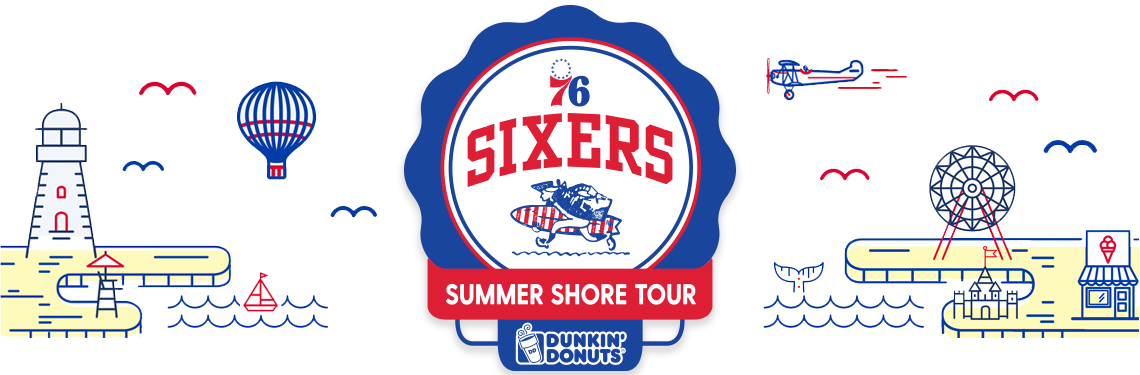 Carousel - Philadelphia 76ers Adidas Nba Swingman Jersey (1140x375), Png Download