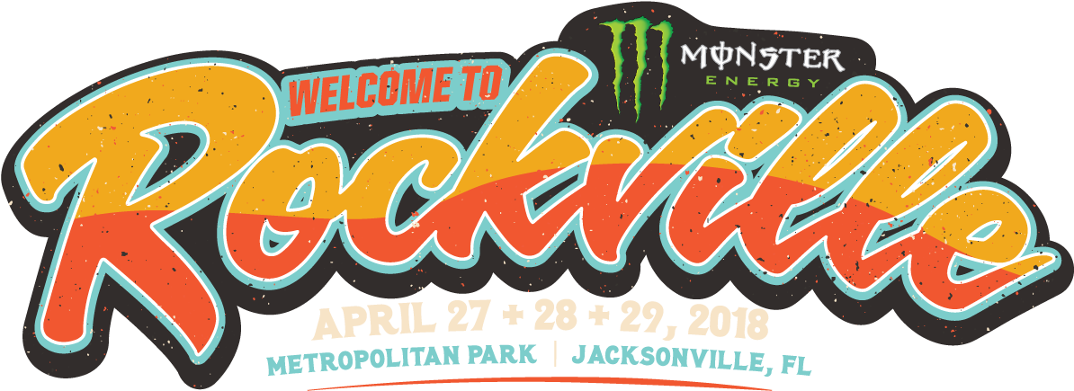Monster Energy Welcome To Rockville Festival Experiences - Welcome To Rockville 2018 Lineup (1200x448), Png Download
