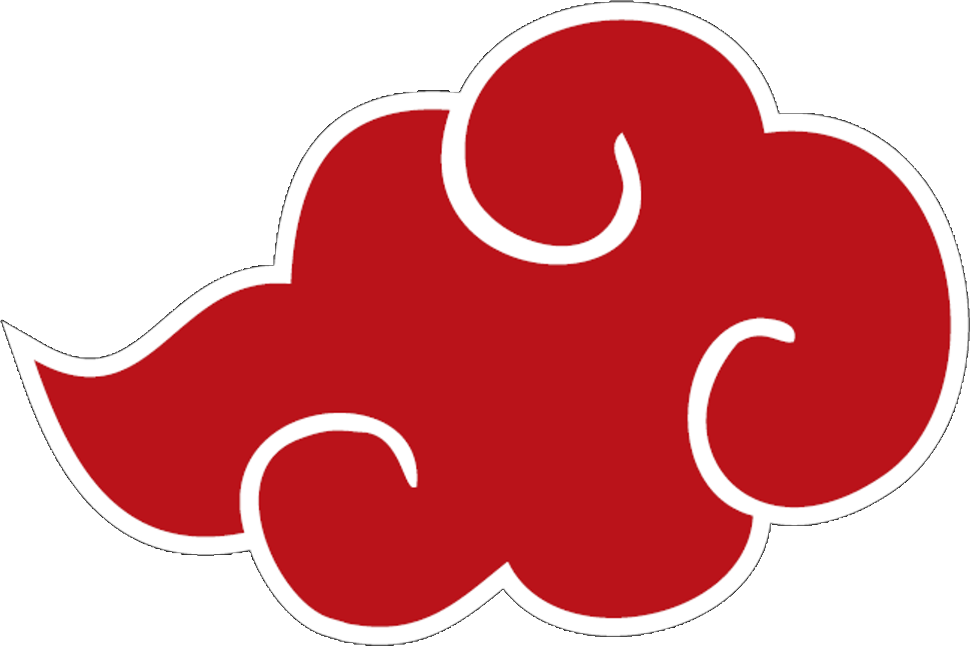 Iconic Akatsuki Logo Akatsuki, Naruto, Recycling, Tattoos - Akatsuki Cloud T Shirt (2400x3200), Png Download