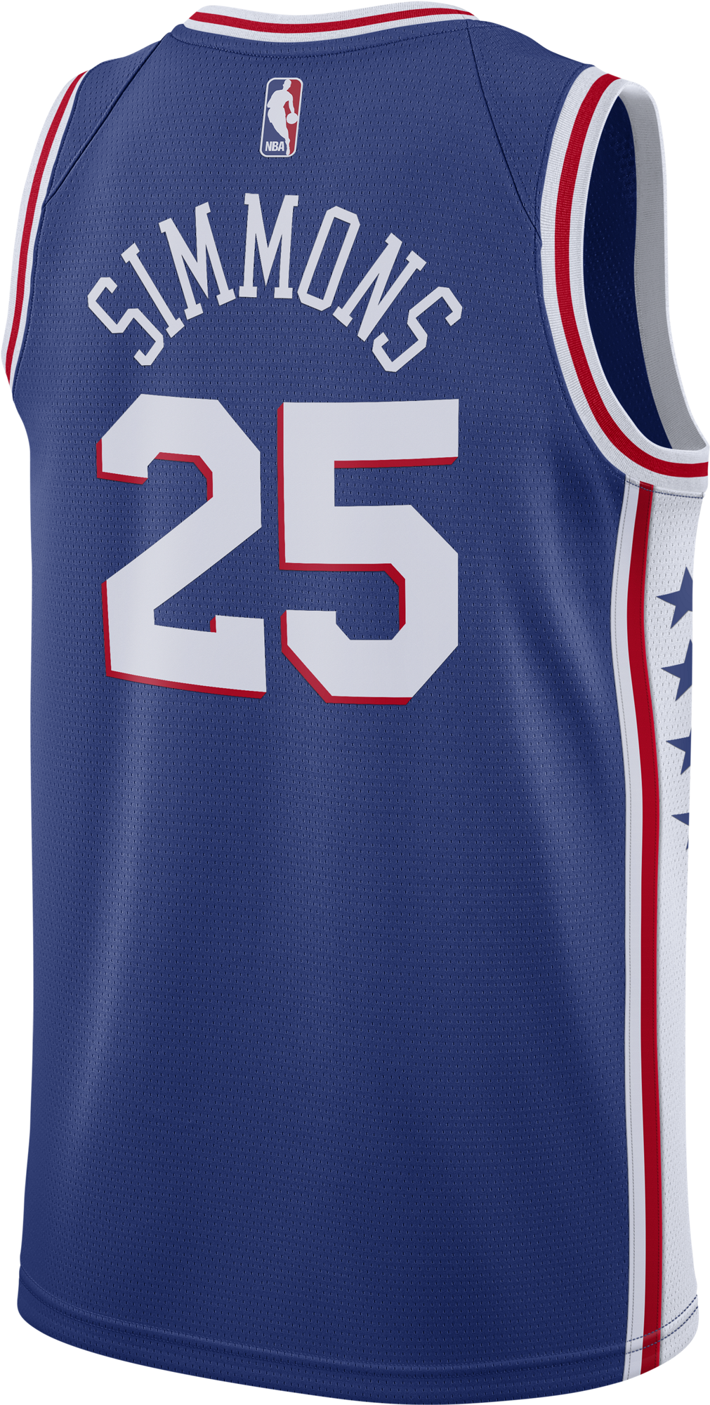 Philadelphia 76ers Men's Blue Ben Simmons Swingman - Ben Simmons Nike Jersey (2000x2000), Png Download