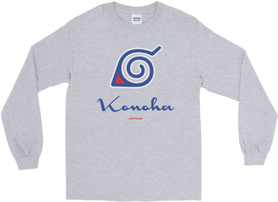 Naruto Konoha Logo Longsleeve - Tiltedrainbow Our Stars & Stripes Unisex Long Sleeve (580x580), Png Download
