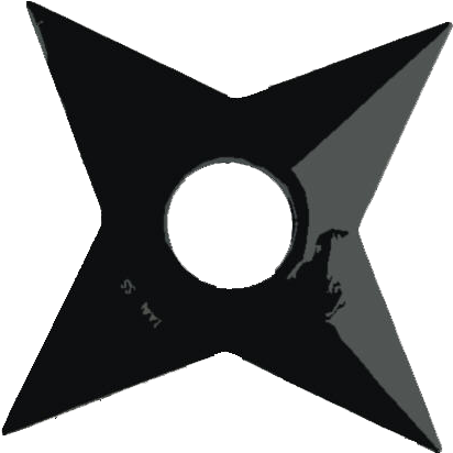 Shuriken Png By Hidan - Shuriken Png (446x428), Png Download
